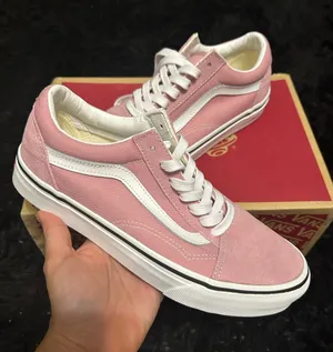 VANS old skool pink suede lace up low top shoes sneakers women’s 8 new thumbnail 1