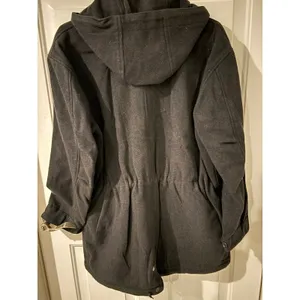 Ralph Lauren Women's Charcoal Wool Hooded Toggle‎ Parka Coat Size S thumbnail 3