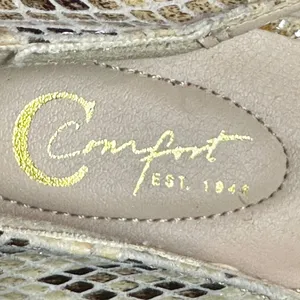 Comfort Est. 1946 Faux Snakeskin Print Pumps Heels Size 10W thumbnail 7