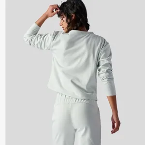 Stoic Double Knit Mock Sweatshirt Cropped Size Large Athleisure Outdoors‎ Active thumbnail 5