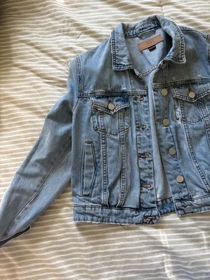 BLANK NYC Light Blue Denim Jacket thumbnail 2