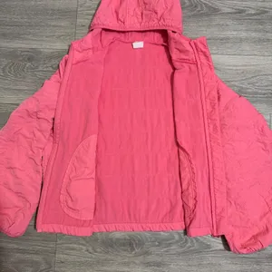 Avia Womens XL Jacket Pink Quilted Fleece Lined Full‎ Zip Hoodie Running Hiking thumbnail 10
