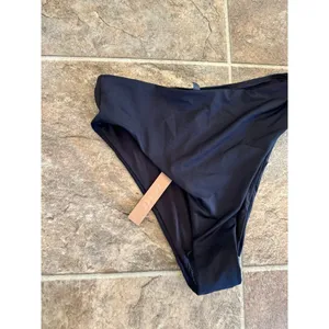 Skims Swim Mid Waist Bottom Size Small Onyx thumbnail 4