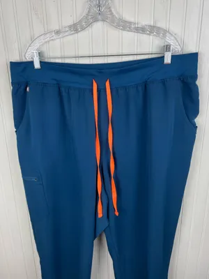 Figs Catarina Scrub Top High Waisted Zamora Jogger Pants Set Size 4XL Deep Reef thumbnail 11