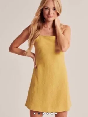 Abercrombie Linen Mini Dress thumbnail 1