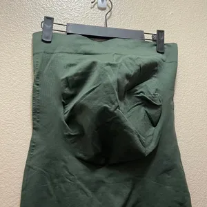 Blanqi Everyday Maternity Belly Support Leggings Storm Olive Green Size Large thumbnail 4