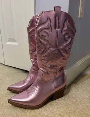 Cowgirl boots Pink Size 8 thumbnail 1