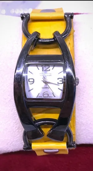 Terner Quartz Watch Yellow Leather Band thumbnail 1
