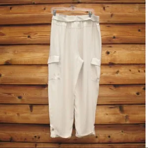 Chico's NWT Baggy Cargo High Waist Pants thumbnail 6
