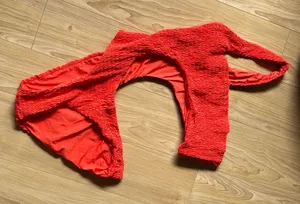 WeWoreWhat Red One Piece Swimsuit thumbnail 1