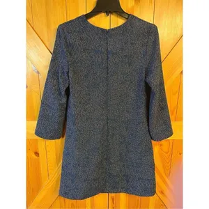 Gap Long Sleeve Dress Size Small Blue Print Long Sleeve Dress (2342) thumbnail 5
