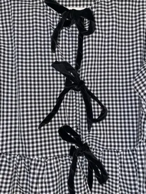 Plaid Black Top Size L thumbnail 2