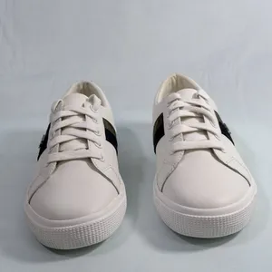 Lauren Ralph Lauren Size-7 Women's Janson Sneakers Leather‎ Snow White thumbnail 8