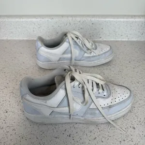 Nike Women's Blue Leather Court Vision Low Size 8 dh3158-004 thumbnail 7