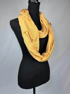Infinity Scarf Mustard Yellow thumbnail 3