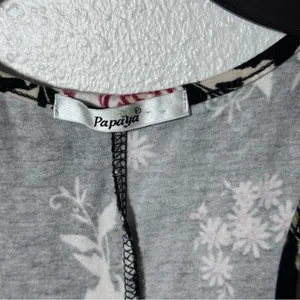 Papaya Women black Party Sleeveless floral Bodycon dress size‎ small thumbnail 4