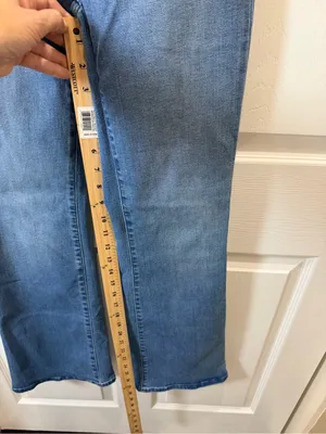 Quince Nina Pull-On Stretch Flare Jeans Laguna Blue Jeans Size XS thumbnail 7