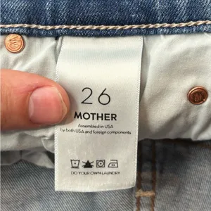 Mother denim the charmer satisfaction blue skinny jeans size 27 thumbnail 14