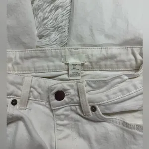 h&m white high waisted jeans thumbnail 4