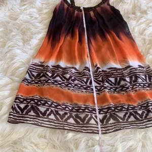 Wishes Wishes Wishes Y2K Ombre Aztec Print Braided Halter Sundress Small thumbnail 8
