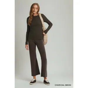 Umgee Brushed Rib Long Sleeve Top - Medium‎ thumbnail 4