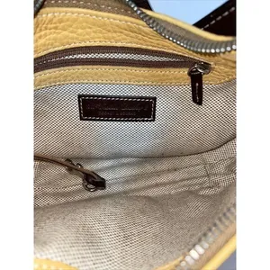 Dooney & Bourke Hobo All-Weather Leather AWL‎ Purse Shoulder Bag Yellow thumbnail 9