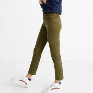 Madewell Classic Straight Jean Jeans Corduroy Green Corduroy Edition Size 28 thumbnail 3