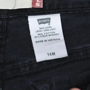 Levi's Womens Vintage Y2K 512 Slim Fit Tapered Leg Jeans Black Wash 14M thumbnail 7