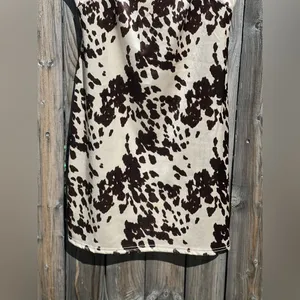 Urban outfitters UO Cow Print Sateen Mini Dress thumbnail 6