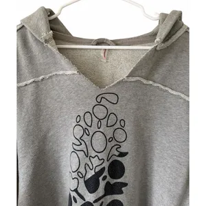 Free People Movement Nights Like This Hoodie Gray‎ Women's Size Medium thumbnail 3