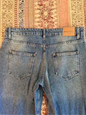 Motel Rocks medium wash wide-leg jeans thumbnail 3