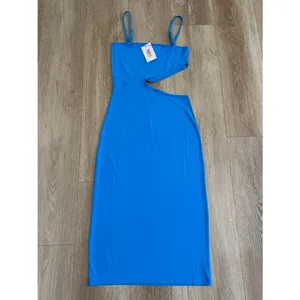 Solid and Striped Cameron Cut Out Midi Dress Blue Size Small MSRP $228 thumbnail 6