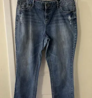 Simply Vera Vera Wang Blue Straight Leg Jeans thumbnail 1