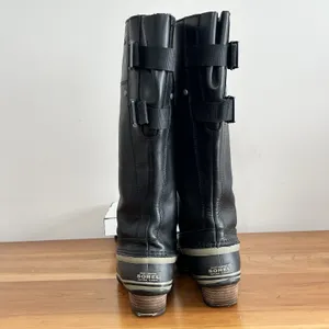 Sorel Slimpack II Lace Tall Waterproof Leather Winter Boots Black NL2557-010 6.5 thumbnail 7