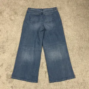 Spanx Jeans Womens 1X Wide Leg High Rise Blue Denim 4 Way 360 Stretch 21598R thumbnail 9