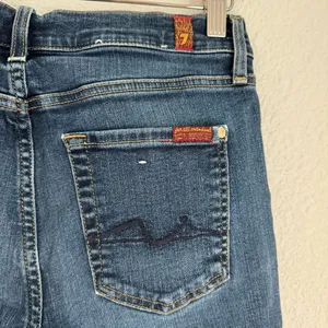 7 For All Mankind Womens Jeans Size 29 Blue Denim Bootcut Medium Dark Wash thumbnail 8