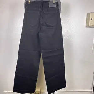 La Joie | Elegant Black‎ Wide Leg Jeans thumbnail 3