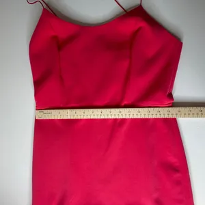 NWT Alice + Olivia Andalasia Fit & Flare Mini Dress Sz‎ 12 Watermelon Pink Party thumbnail 11