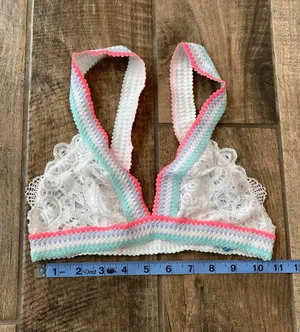 Free People Mika Lace Triangle Bralette thumbnail 11