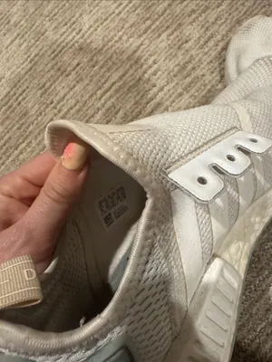 adidas Men's Slip-On Sneakers in Beige, White and Gray thumbnail 5