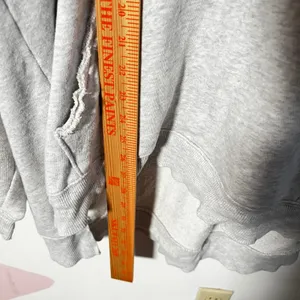 Aerie Sweatshirt Womens Medium Gray Oversized Hoodie Distressed thumbnail 5