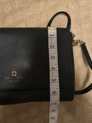 kate spade Black Leather Crossbody with Gold-Tone Accents thumbnail 8