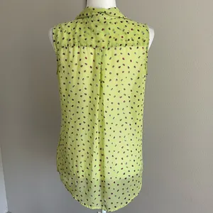 Liz Claiborne Ladybug Sleeveless Blouse Size M thumbnail 4