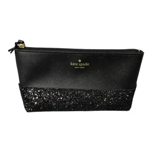 Kate Spade New York Little Shiloh Greta Court Glitter Pouch Black NWT Cityscape thumbnail 1