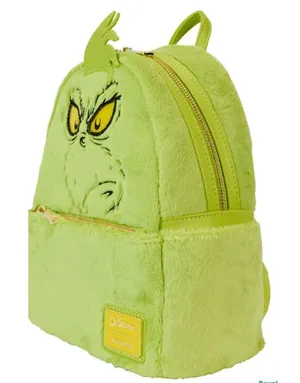 Loungefly Dr. Seuss How The Grinch Stole Christmas! Plush Light Up Mini Backpack thumbnail 1