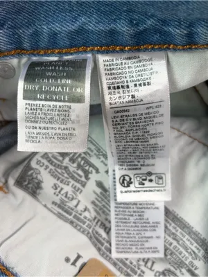 NWT Levi's 501 Women Size 31 High Rise Distressed Button Fly Cut Off Jean Shorts thumbnail 9
