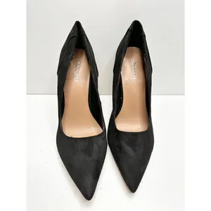 Abound Black Faux Suede Pointed Toe Pumps‎ Heels Size 5.5M thumbnail 3