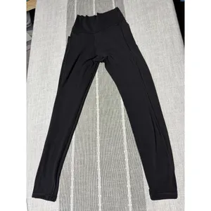Aerie‎ Real Me Crossover High Waisted Leggings Black Women medium thumbnail 4