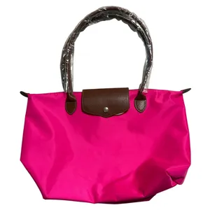 Source Unknown Nylon Hot Pink Tote Bag School Shoulder NWT thumbnail 1