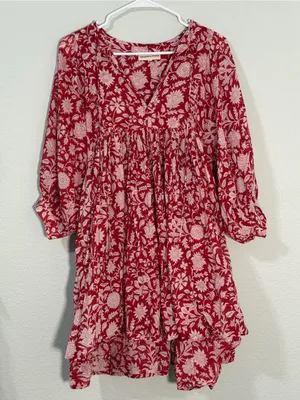 Daughters on India Kyra Mini dress saffron size small thumbnail 3